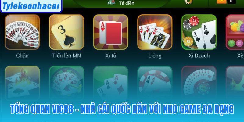 Nền tảng Vic88 với ví chính, két sắt và phân loại game rõ ràng